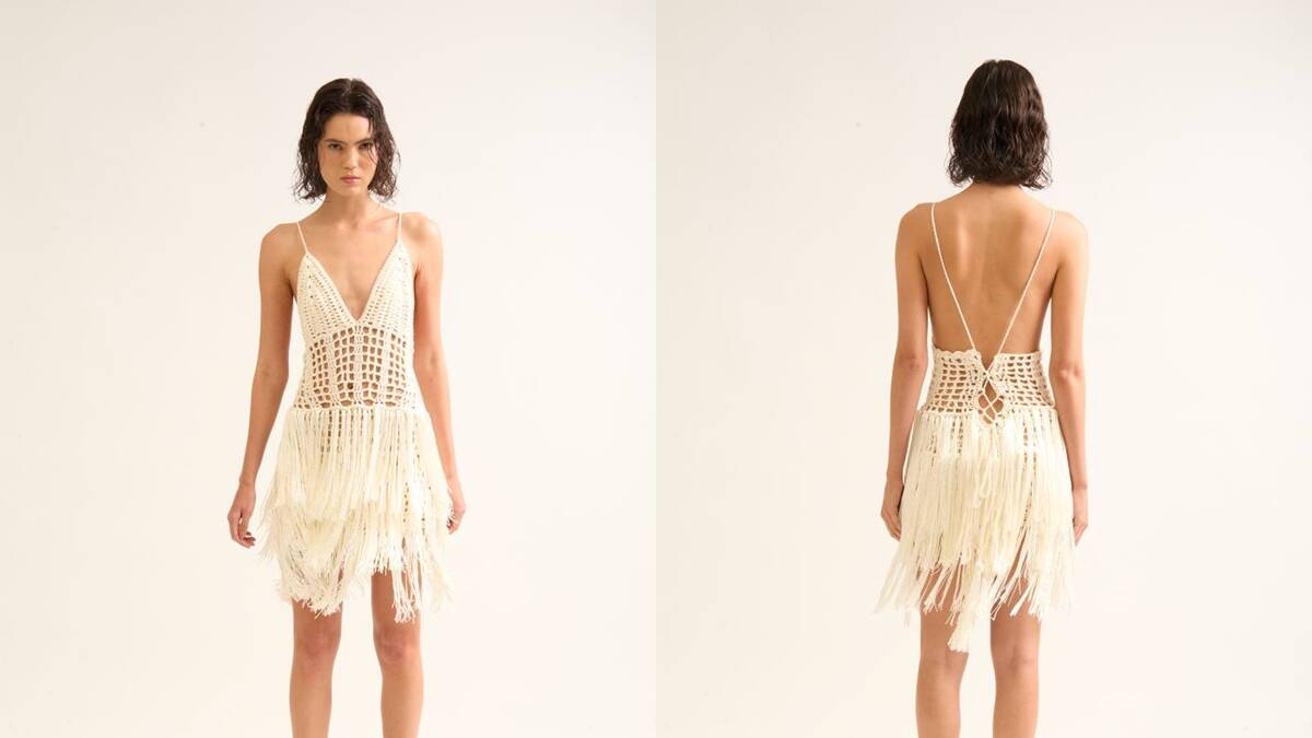 vestido em crochê