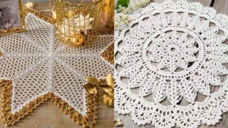 Sousplats de Crochê: Elegância Artesanal para Sua Mesa no Final do Ano