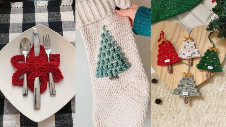 Crochê Moderno na Decoração de Natal: Elegância e Criatividade Festiva