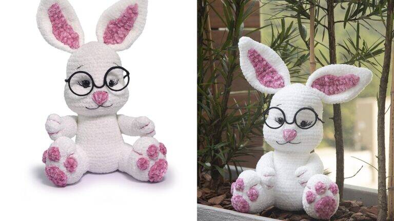 Coelha Lili em Amigurumi: Um Toque de Meiguice em Cada Ponto!