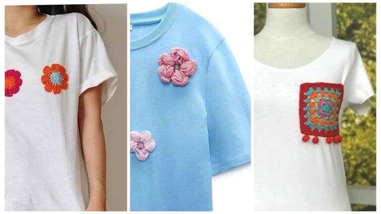 Idéias de Croche Criativo: Aprenda como Fazer Camisetas Customizadas em Crochê: Estilo Único e Personalizado!