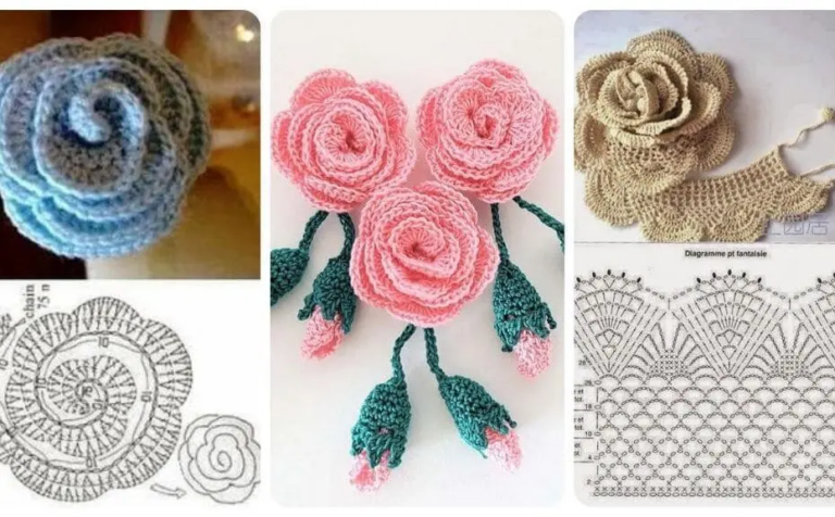 Como Fazer Rosas de Crochê: Crie Flores Lindas e Encantadoras