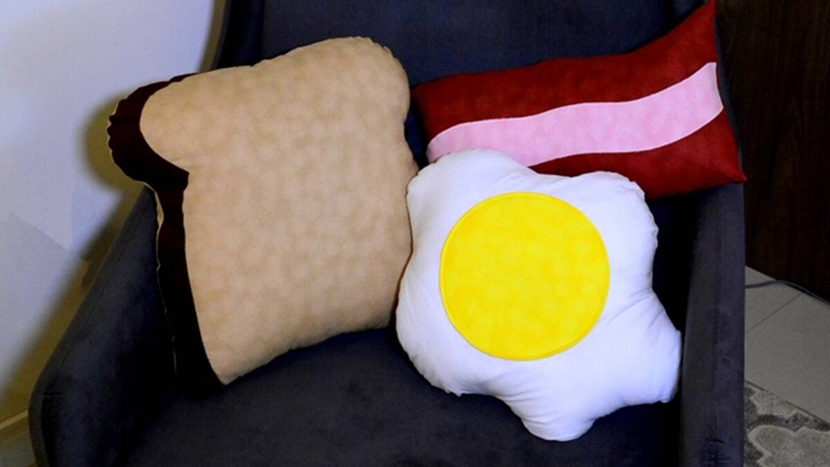 almofadas em patchwork