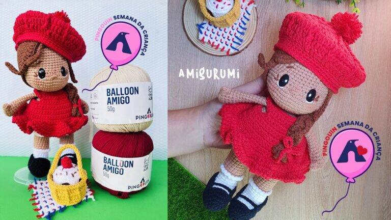 Amigurumi da Chapeuzinho Vermelho: Como Fazer o Seu?
