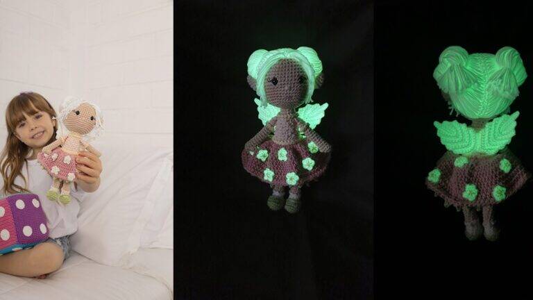 Amigurumi da Elfa Elis: Uma Peça Linda Que Brilha!