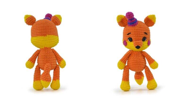 Amigurumi da Raposa Color Block: Como Fazer a Sua?