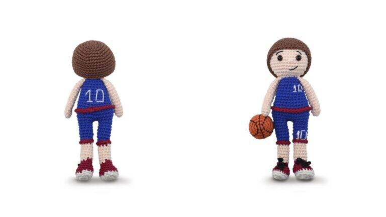 Amigurumi de Jogador de Basquete: Esporte em Crochê!