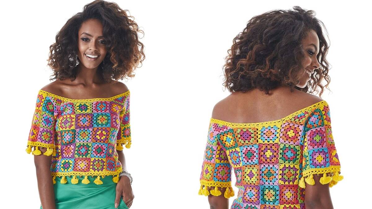 blusa de crochê