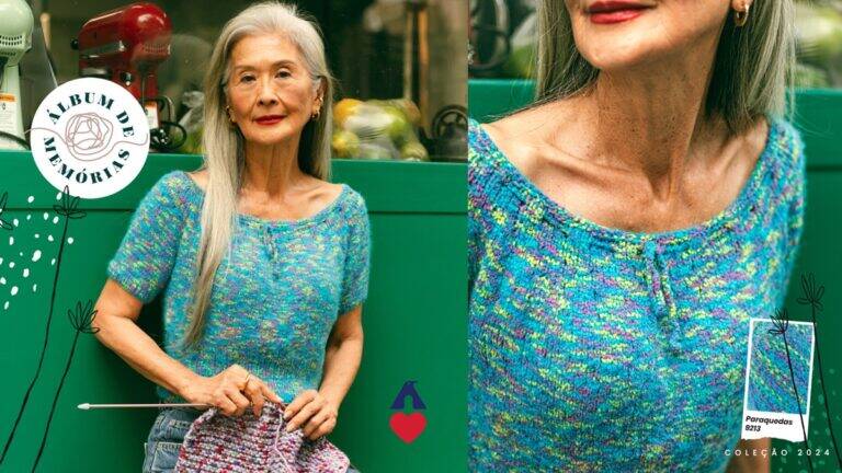 Blusa em Tricô Aventura: Uma Peça Leve e Estilosa!