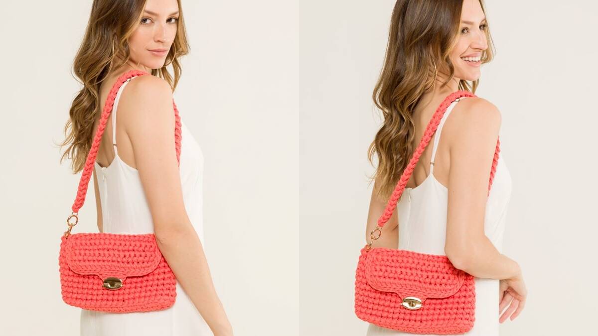 bolsa de crochê