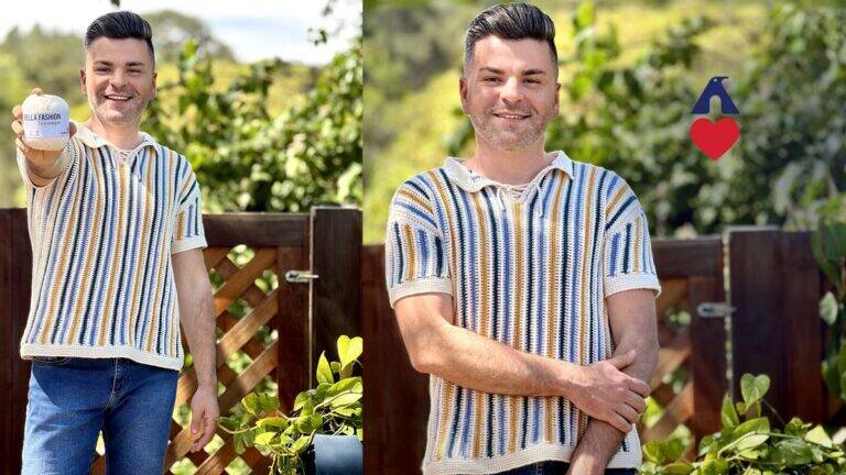 Camisa em Crochê René: Aprenda a Fazer Essa Camisa Linda!