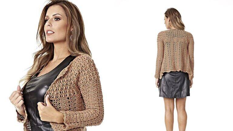 Cardigã em Crochê: Aprenda a Fazer essa Peça Linda!