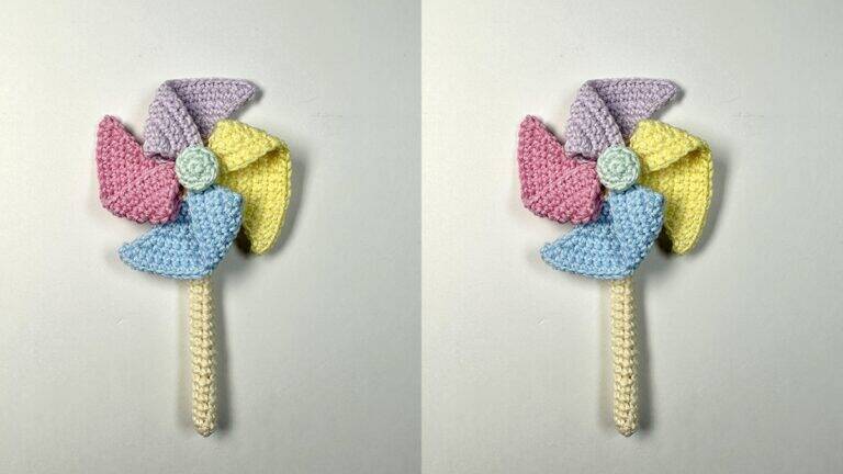 Catavento em Amigurumi: Um Projeto Simples para Iniciantes!