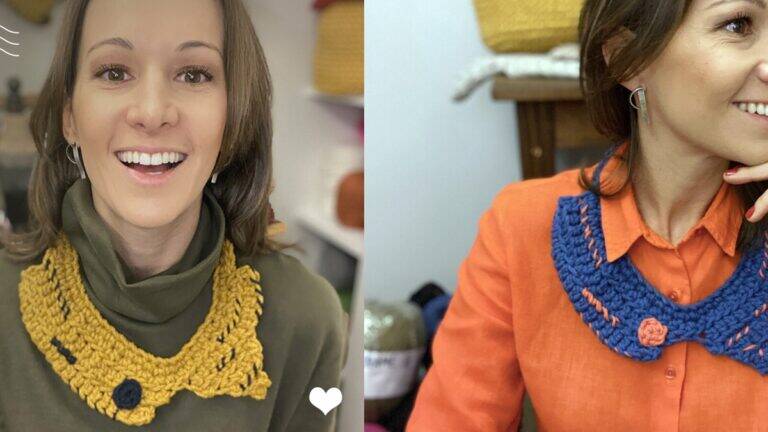 Colar de Crochê: O Charme do Crochê Num Lindo Colar!