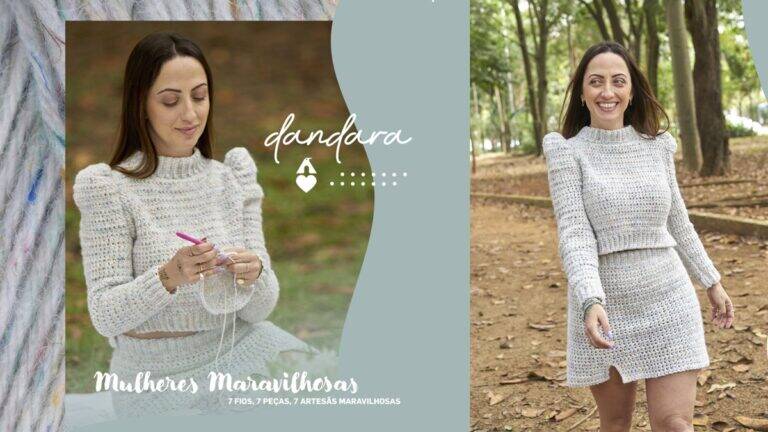Conjunto de Crochê Dandara: Um Conjunto Para Dias Especiais!