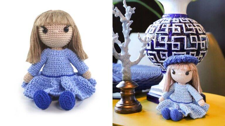 Dominique em Amigurumi: Uma Boneca Linda para Sua Coleção!