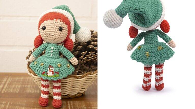 Duende Tiffany em Amigurumi: Magia e Alegria para Seu Natal!