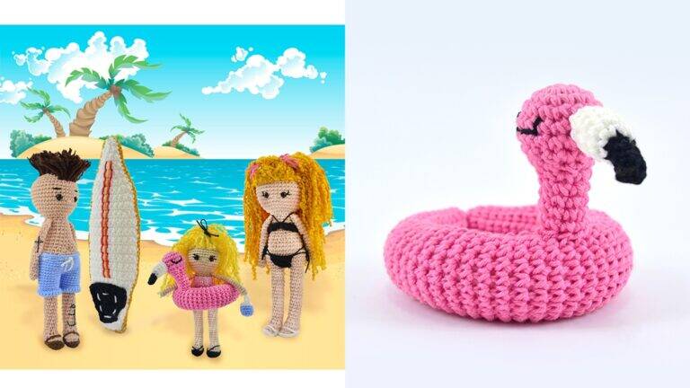 Amigurumi da Família Praia: Aprenda a Fazer esse Lindo Conjunto!