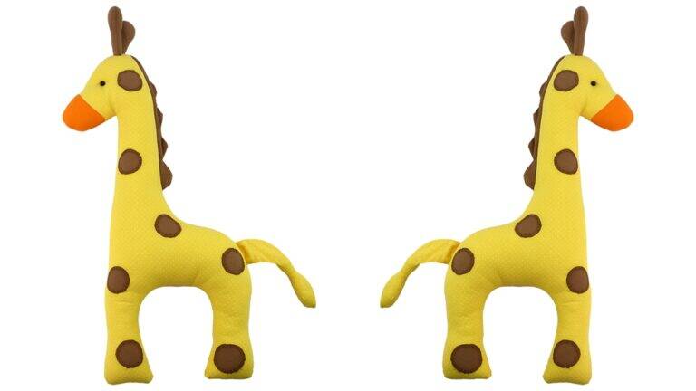 Patchwork de Girafa Tina: Um Boneco de Girafa Divertida!