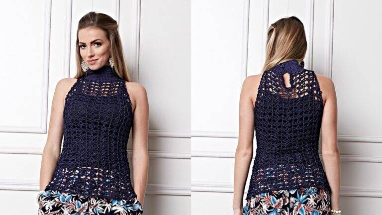 Regata em Crochê Susi: Um Modelo Lindo para o Verão!