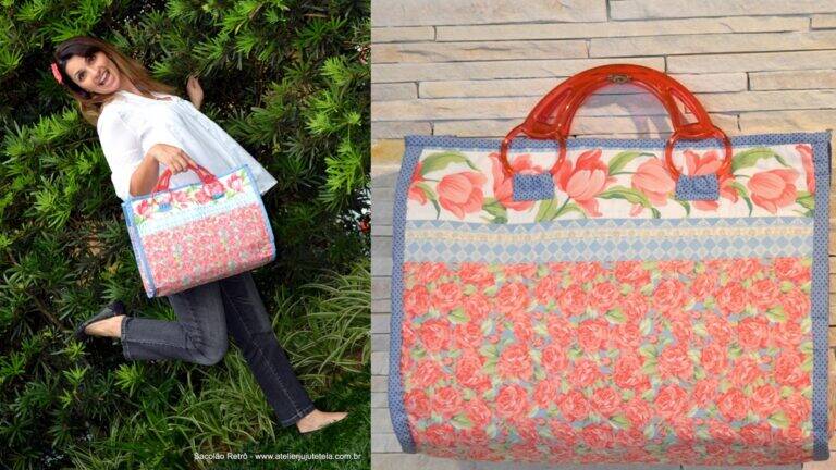 Sacolão Retrô em Patchwork: Faça Essa Linda Peça Atemporal!