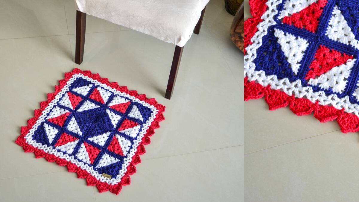 Tapete de Crochê Náutico