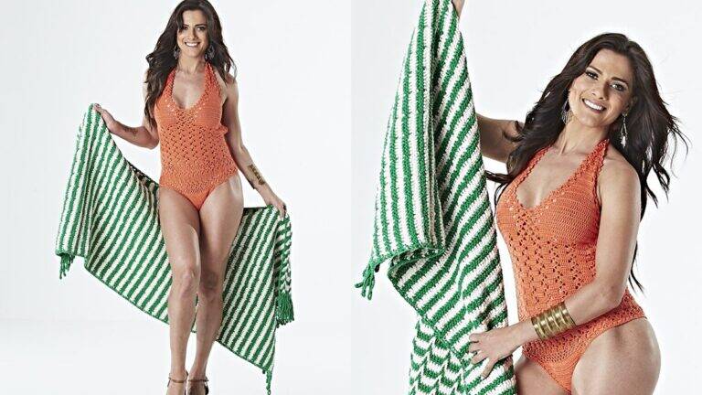 Toalha de Praia em Crochê Zig Zag: Se Prepare para o Verão!