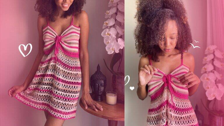 Vestido de Crochê Comfy: Conforto e Estilo em Cada Ponto!