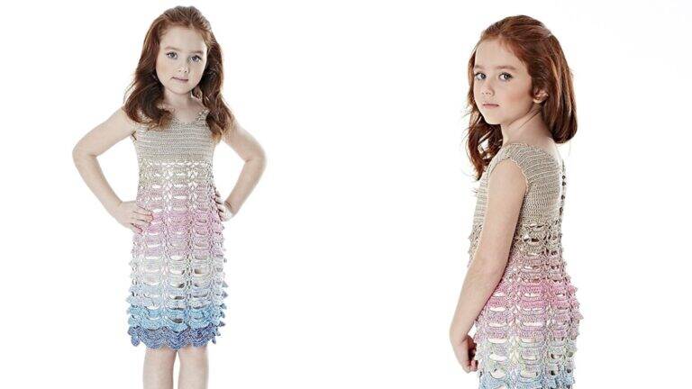 Vestido em Crochê Infantil: Uma Peça Linda e Fofa!