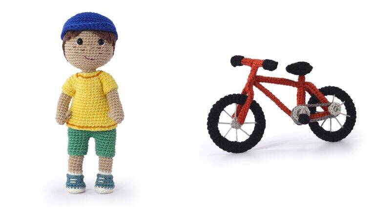 Vini e a Bicicleta em Amigurumi: Aprenda a Fazer!