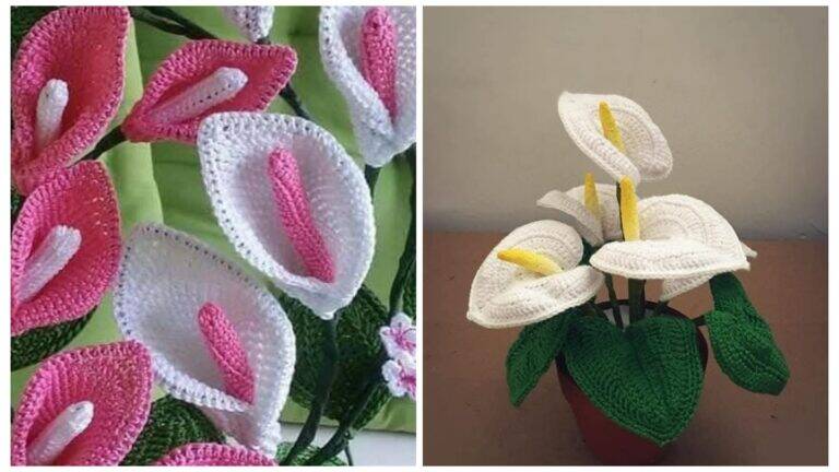 Flor Copo de Leite em Crochê: Guia Prático para Iniciantes e Padrões Grátis!