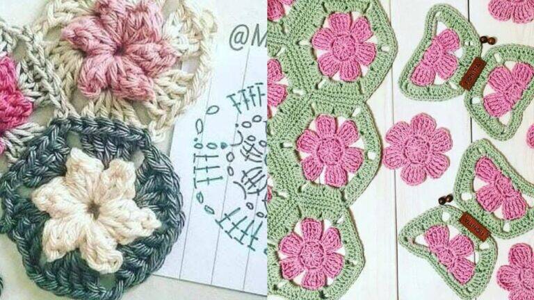 12 Squares de Crochê: Criando Peças Únicas com a Magia dos Quadrados