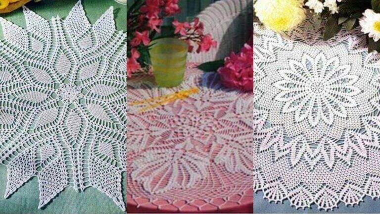 Caminhos de Mesa em Crochê com Gráficos: Beleza Atemporal!