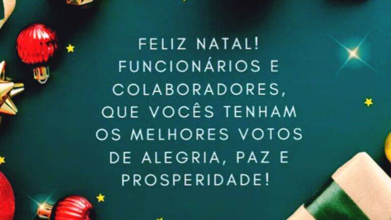 Envie Boas Festas: Mensagens de Natal para Seus Funcionários