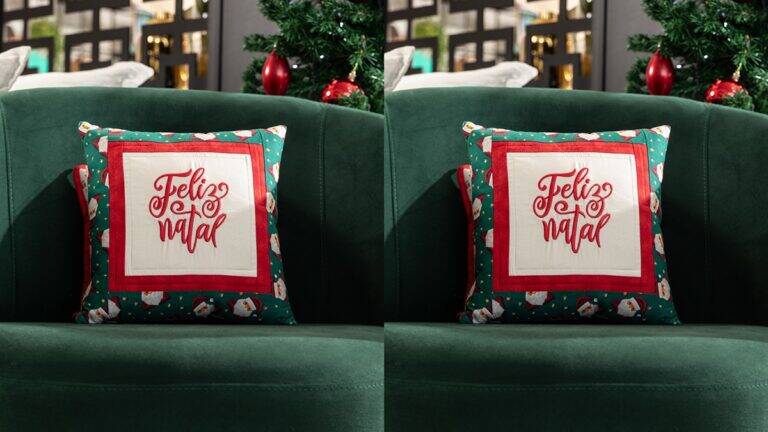 Almofada de Patchwork Natalina: Como Fazer a Sua?