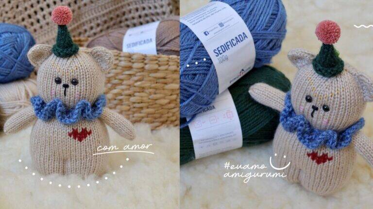 Ursinho em Amigurumi: Fofura em Pontos de Crochê!