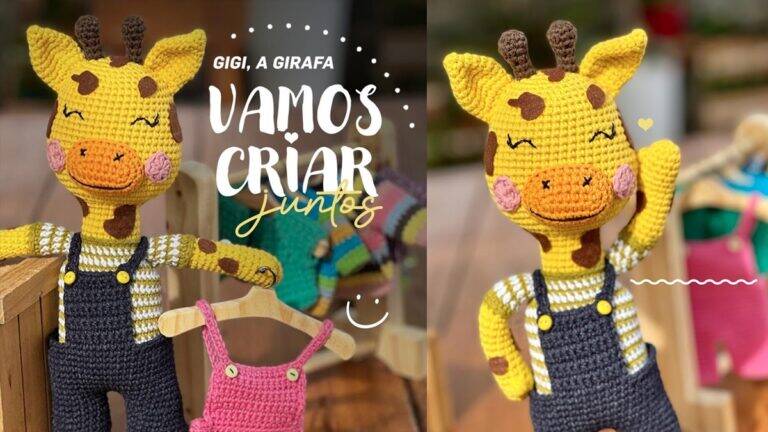Amigurumi da Girafa Gigi: Uma Boenca Fofa e Divertida!