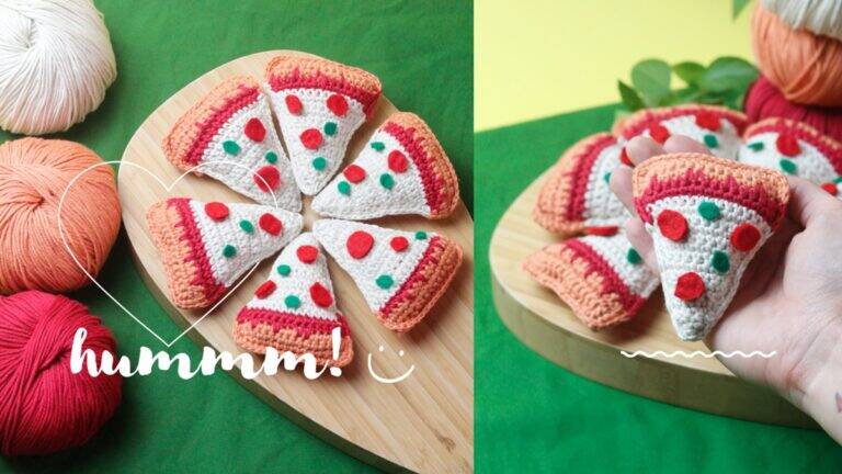 Amigurumi de Pizza de Crochê: Inove Seus Produtos e Vendas!