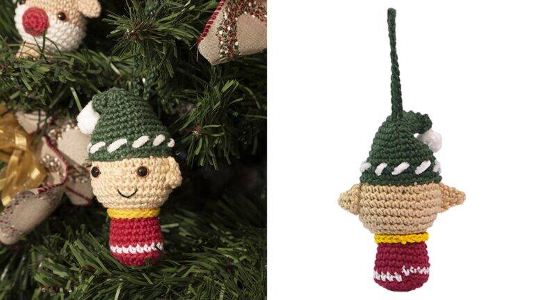Amigurumi do Duende Natalino: O Enfeite de Natal Encantador!