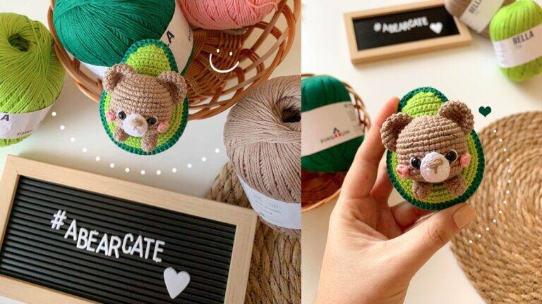 Amigurumi de Urso Abacate: Um Projeto Criativo e Charmoso!