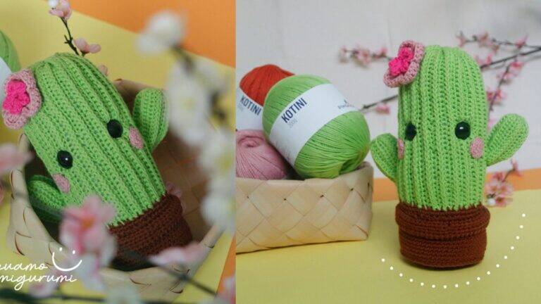 Cacto Amigurumi: Adicione Essa Fofura a Sua Coleção de Crochê!