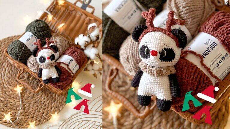 Amigurumi Panda Ruppert: Uma Peça Fofa Feita à Mão para Você!