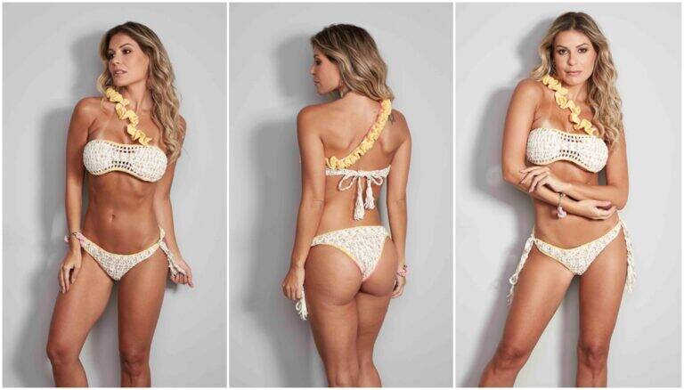 Biquíni de Crochê Premium: Peça Linda para Usar no Verão!