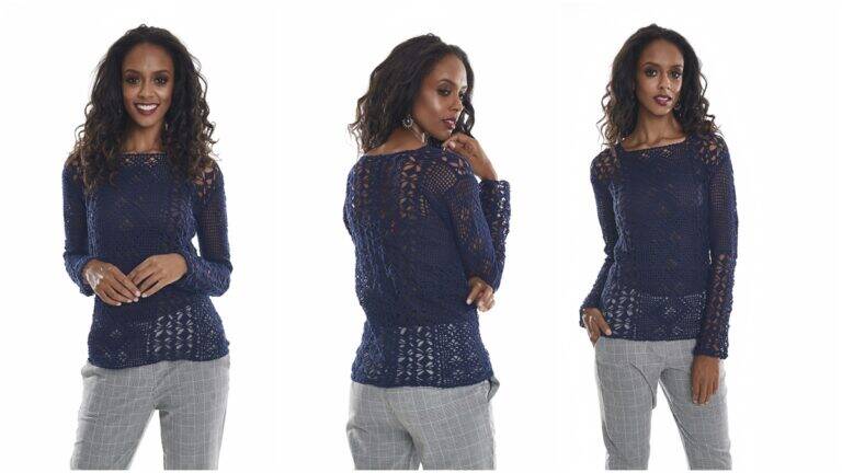 Blusa de Crochê Anil Profundo: Como Fazer a Sua?