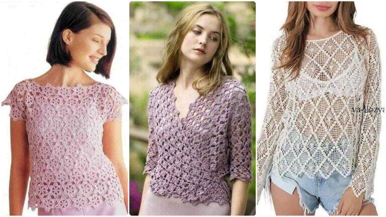 Crie as Mais Lindas Blusas de Crochê Para Qualquer Ocasião!