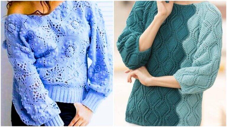 Encante-se com as Blusas de Crochê Mais Lindas com Gráficos!