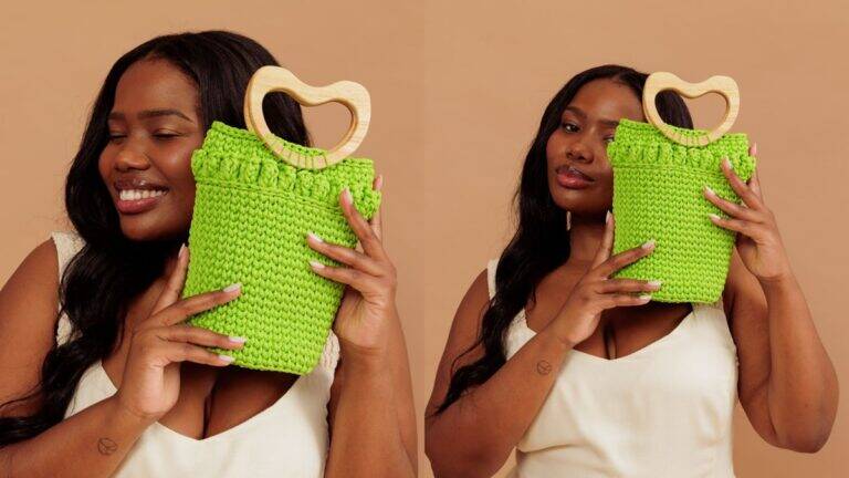 Bolsa de Crochê Limão: Um Projeto Lindo e Fácil de Fazer!