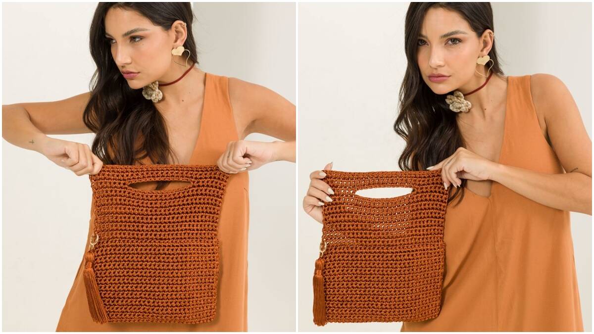 bolsa de crochê