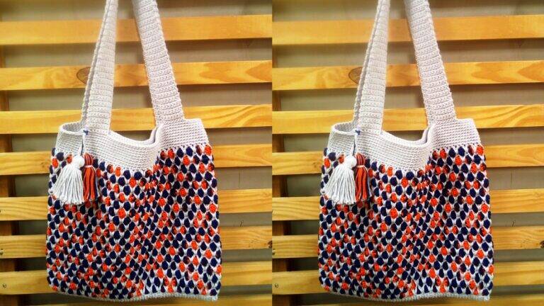 Bolsa de Crochê Marroquina: Uma Peça Linda Para a Praia!