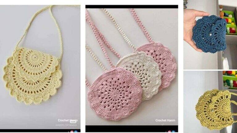 Bolsinhas de Crochê: Peças Lindas e Fáceis para Iniciantes!